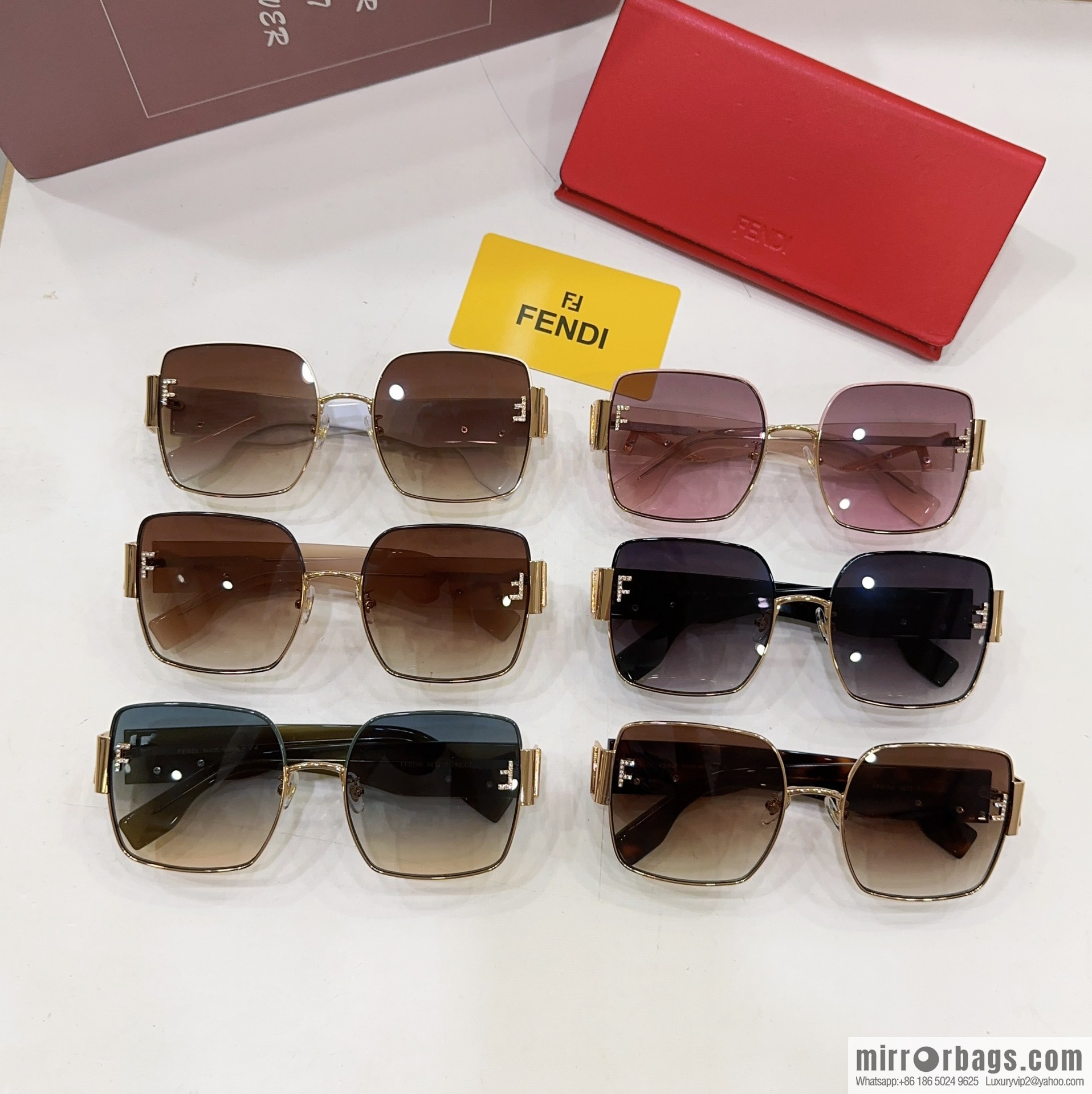 Fendi box unisex sunglasses