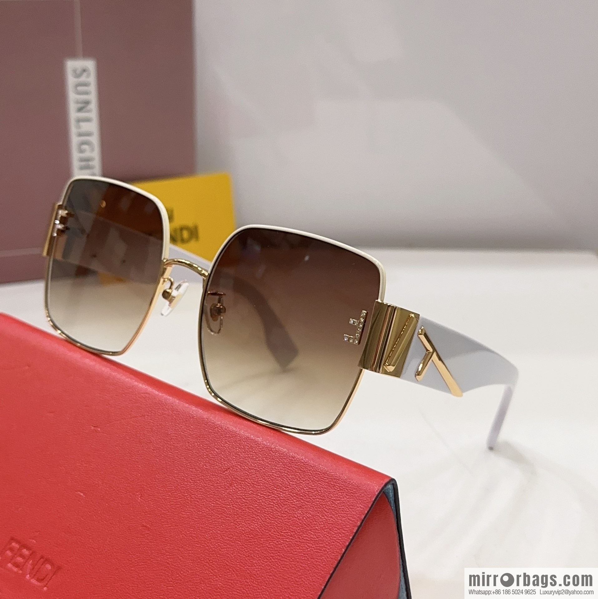Fendi box unisex sunglasses