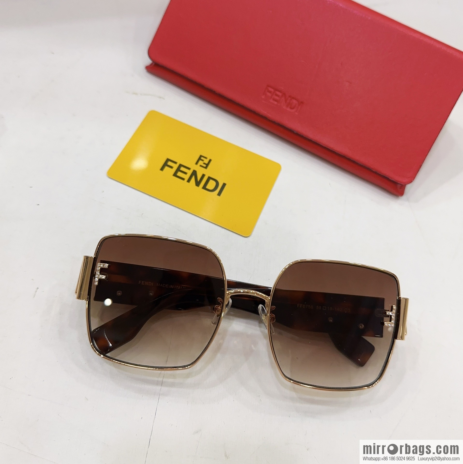 Fendi box unisex sunglasses