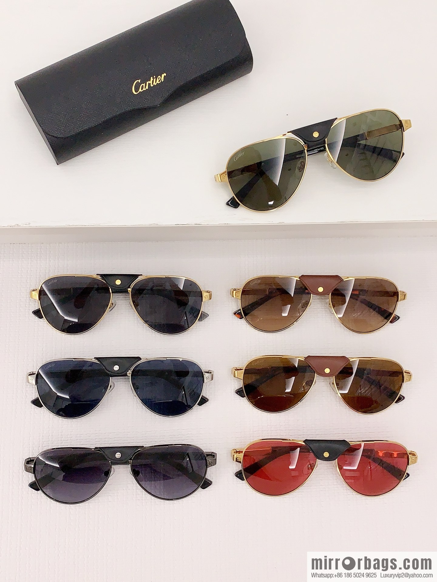 Cartier Metal Sheet Sunglasses