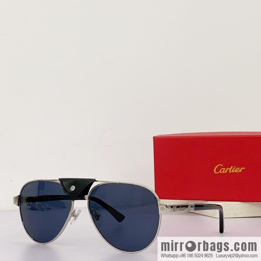 Cartier Metal Sheet Sunglasses