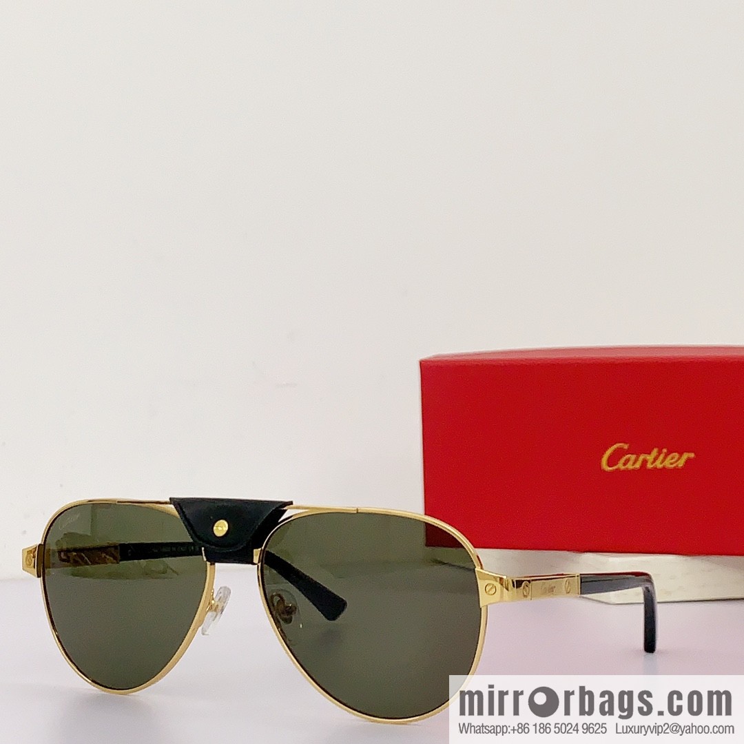 Cartier Metal Sheet Sunglasses