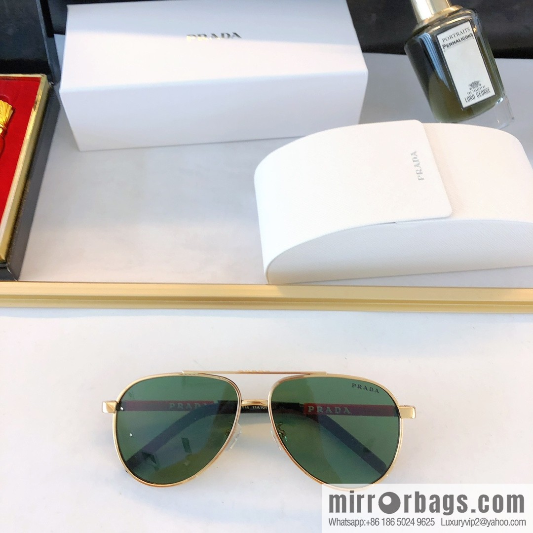 Prada colloid brand logo pilot toad mirror