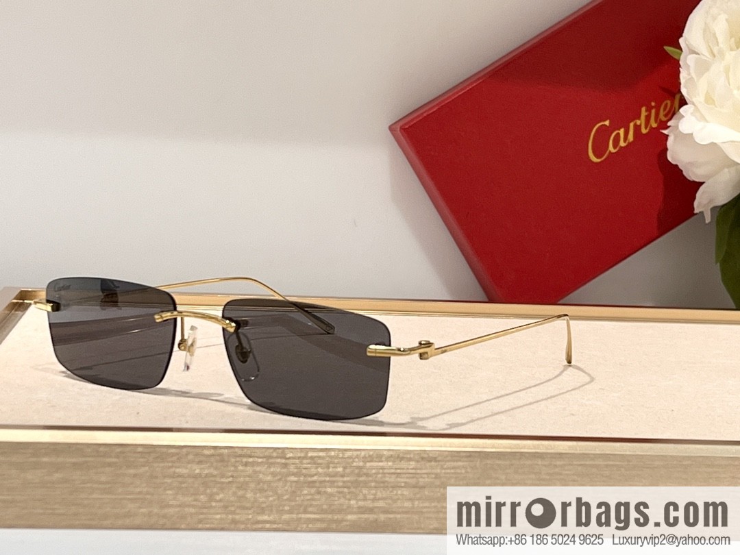 Cartier new men's business sunglasses