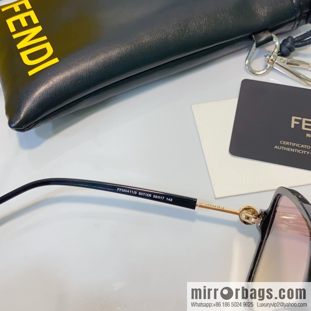 Fendi square women's sunglasses