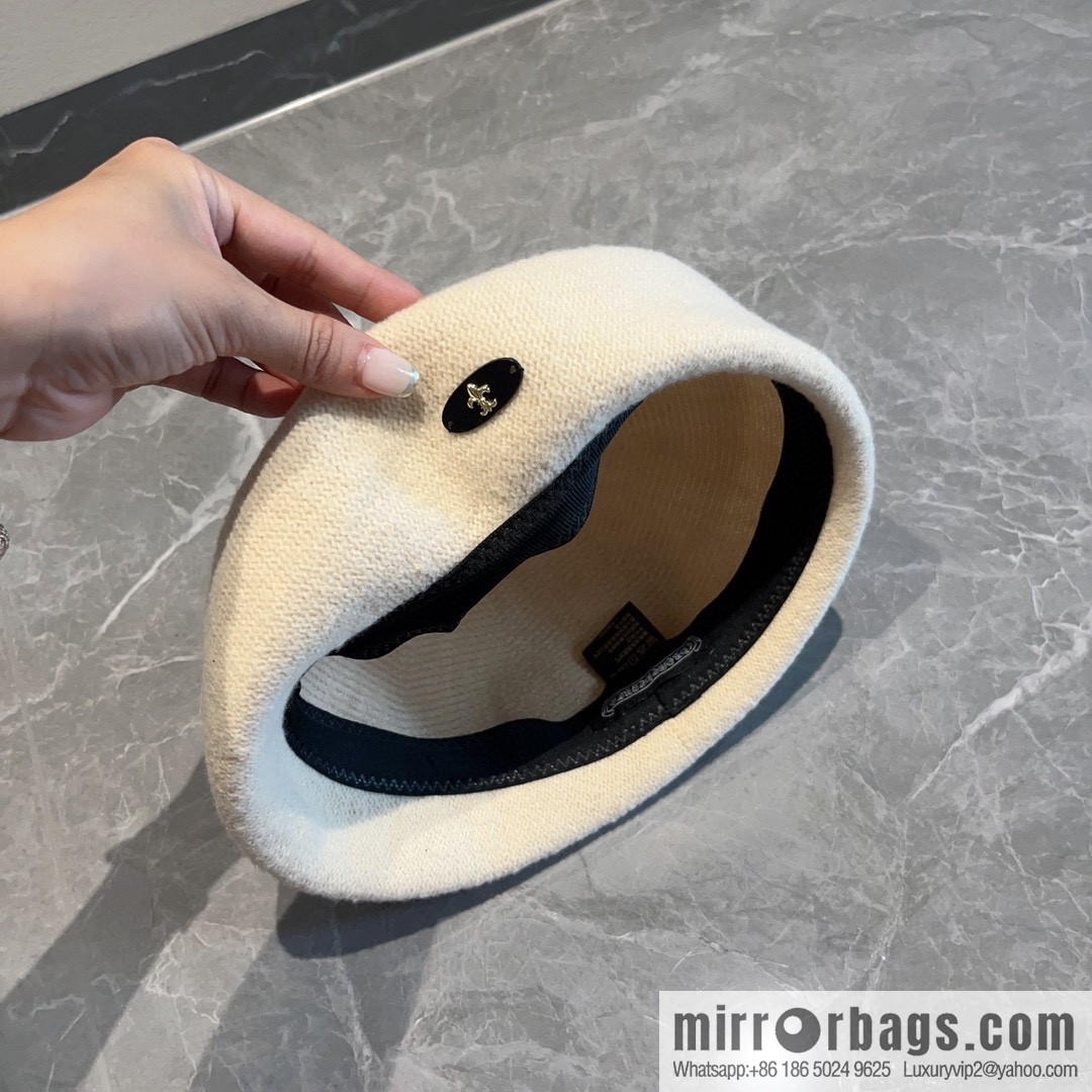 Croxin autumn and winter knitted beret