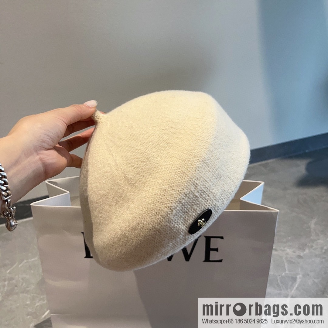Croxin autumn and winter knitted beret