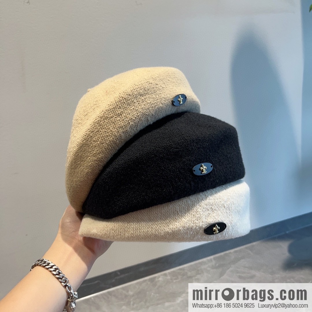 Croxin autumn and winter knitted beret