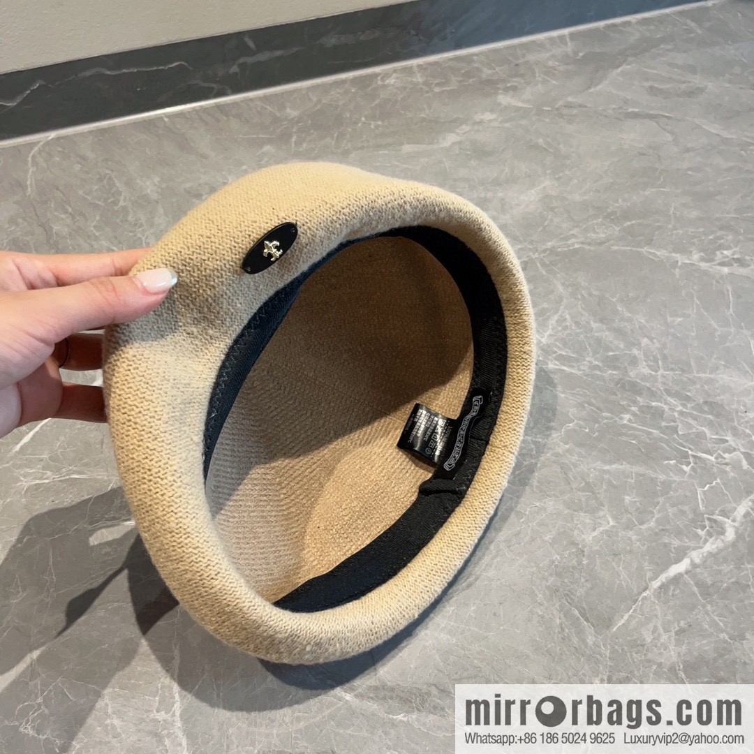 Croxin autumn and winter knitted beret