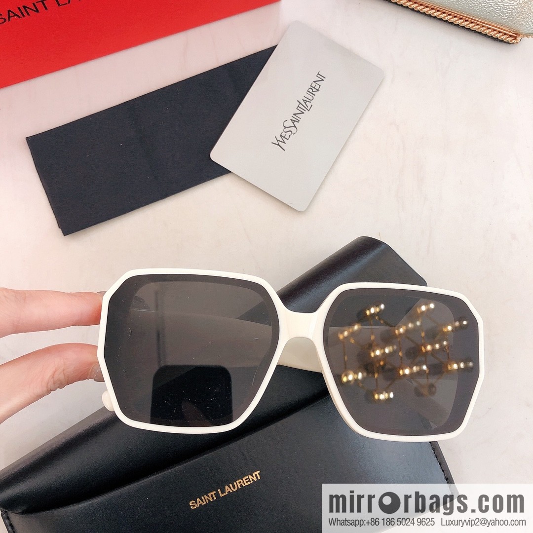 SAINT LAURENL logo women's sunglasses