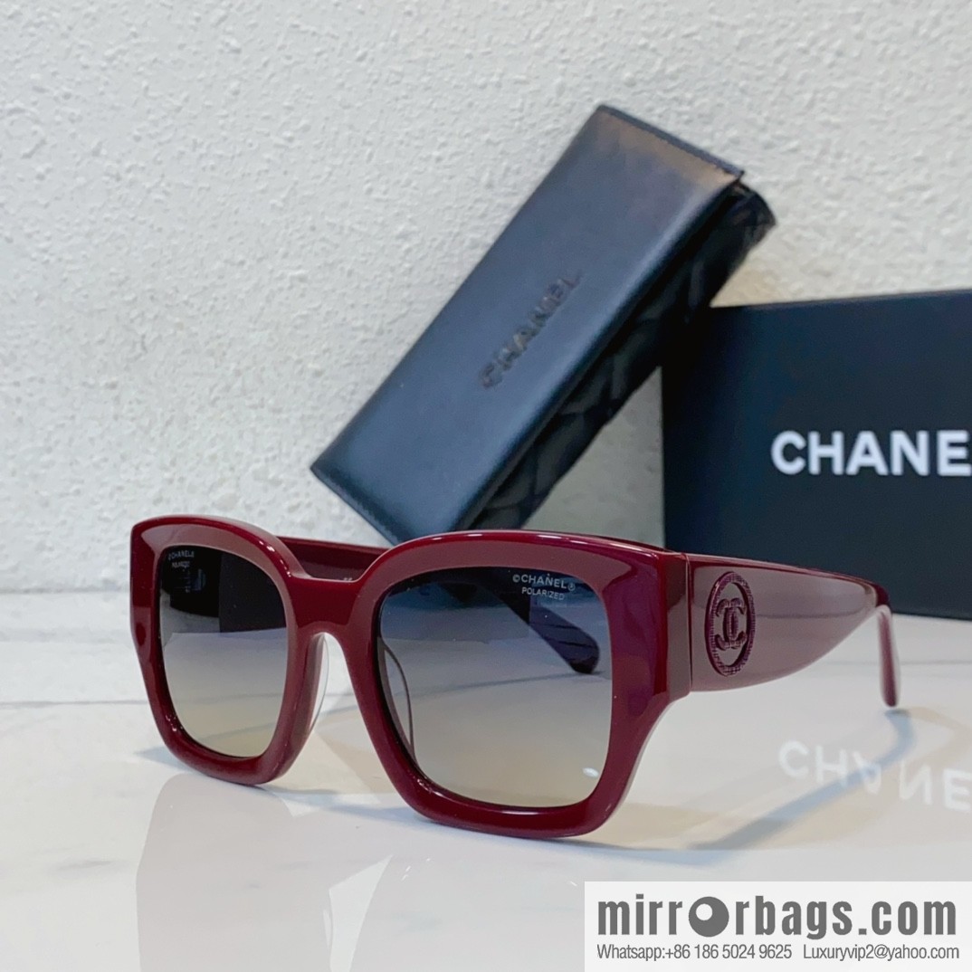 Chanel nylon polarized lens sunglasses