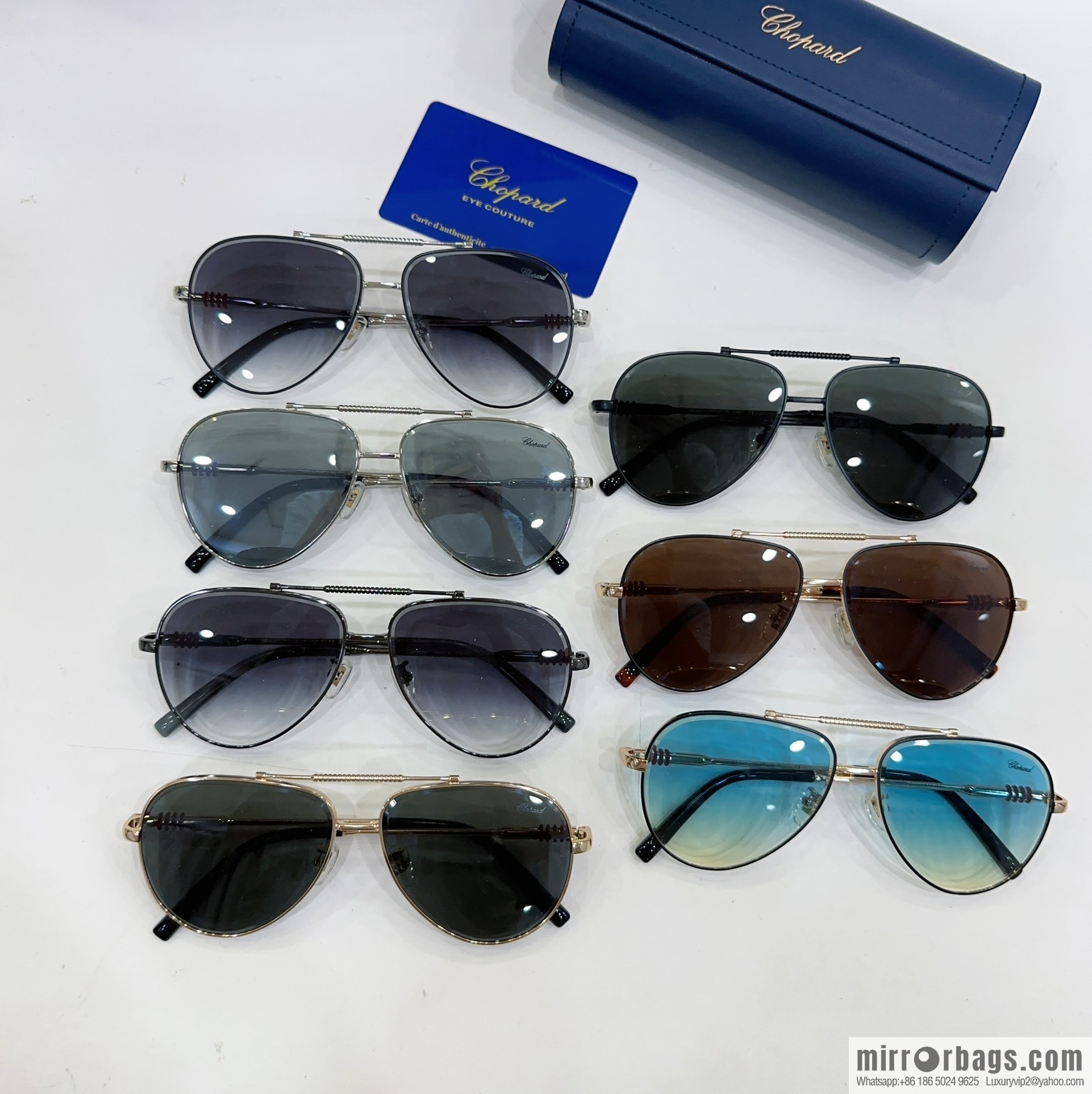 Chopard Round Frame Unisex Sunglasses