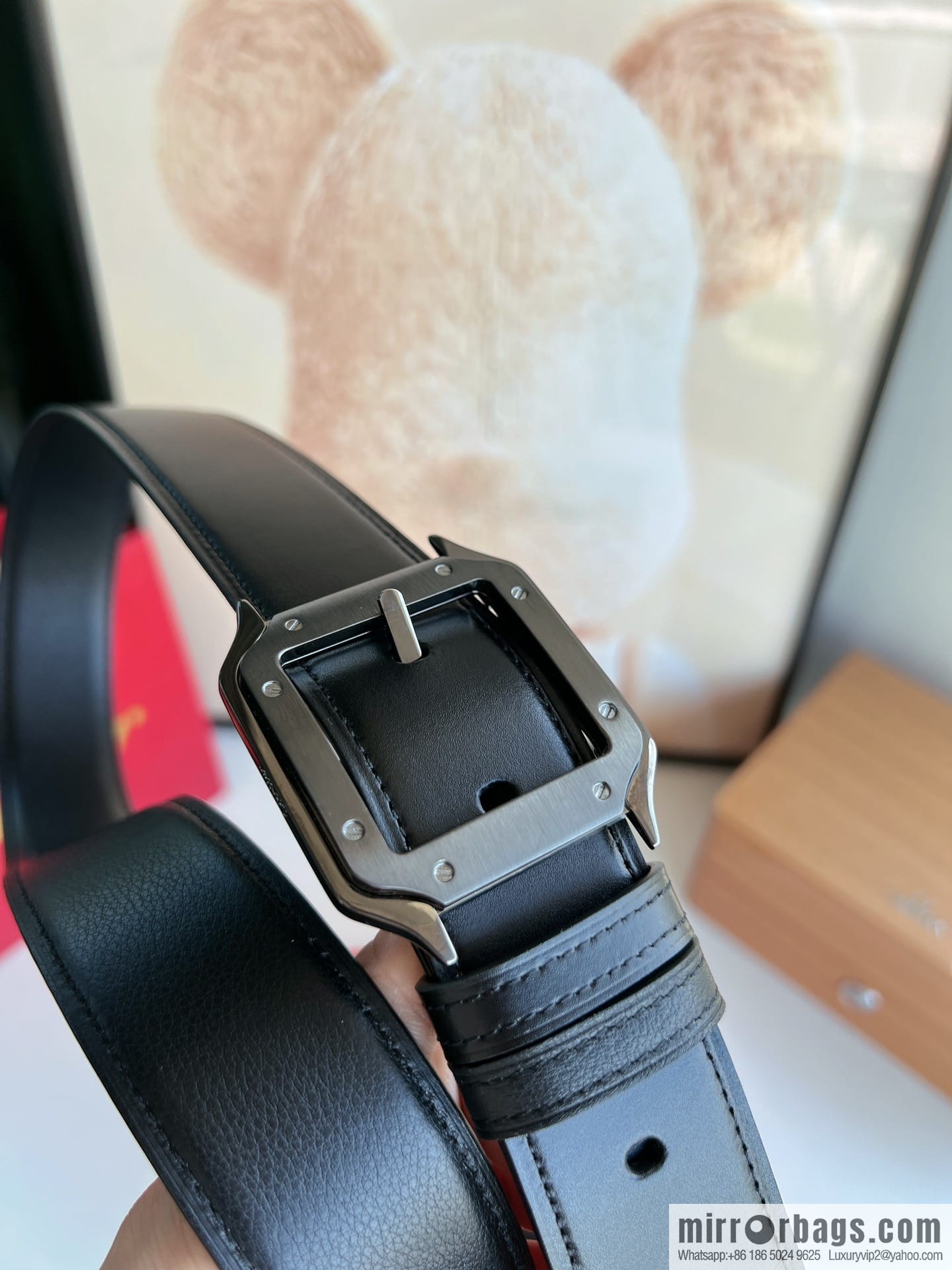 Cartier, Cowhide Double Sided Men's Belt