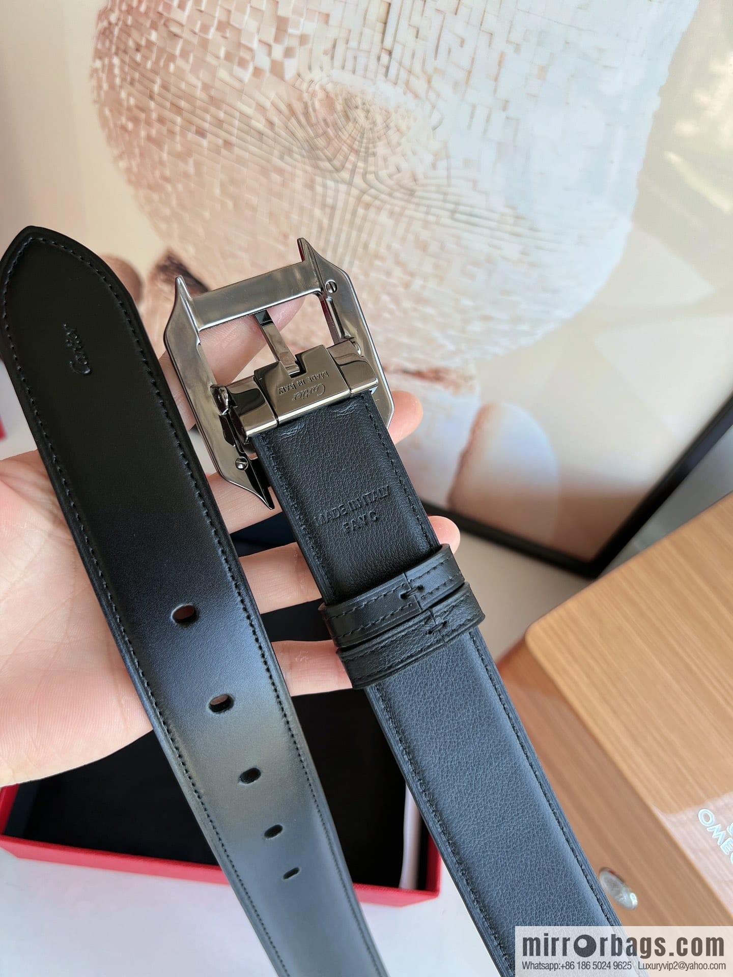 Cartier, Cowhide Double Sided Men's Belt