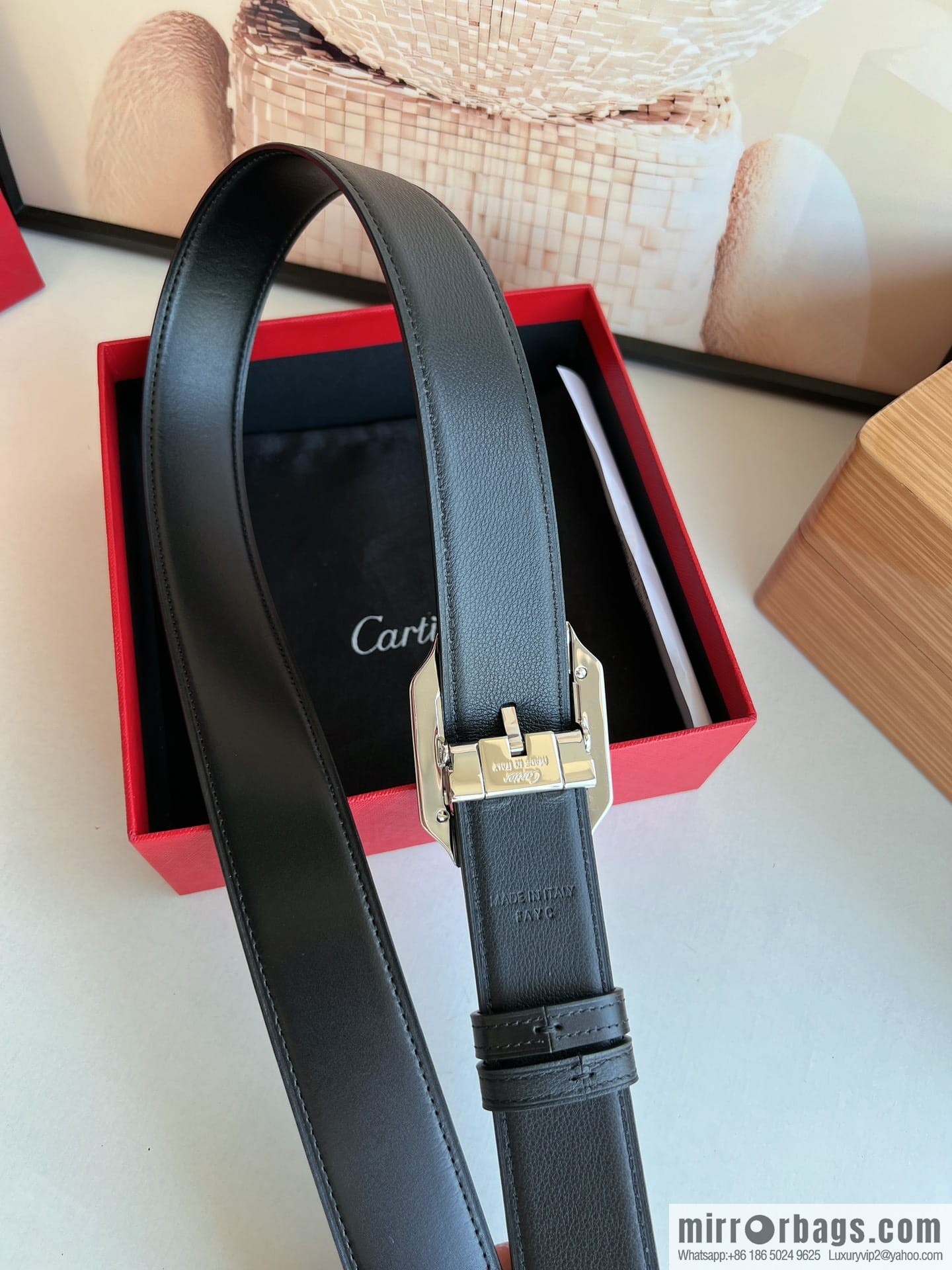 Cartier, Cowhide Double Sided Men's Belt