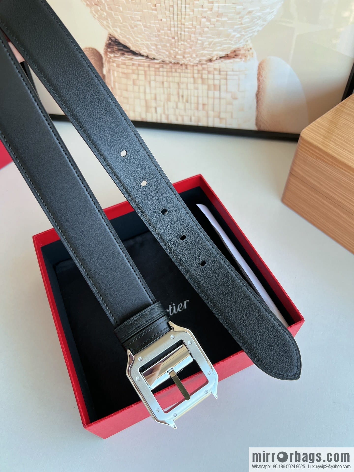 Cartier, Cowhide Double Sided Men's Belt