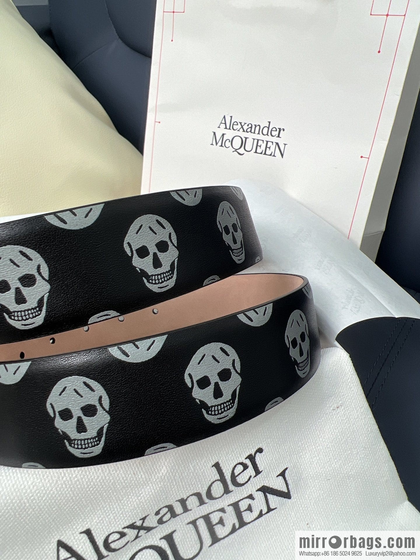 Alexander McQueen, gold-filled belt marked metal buckle women's belt