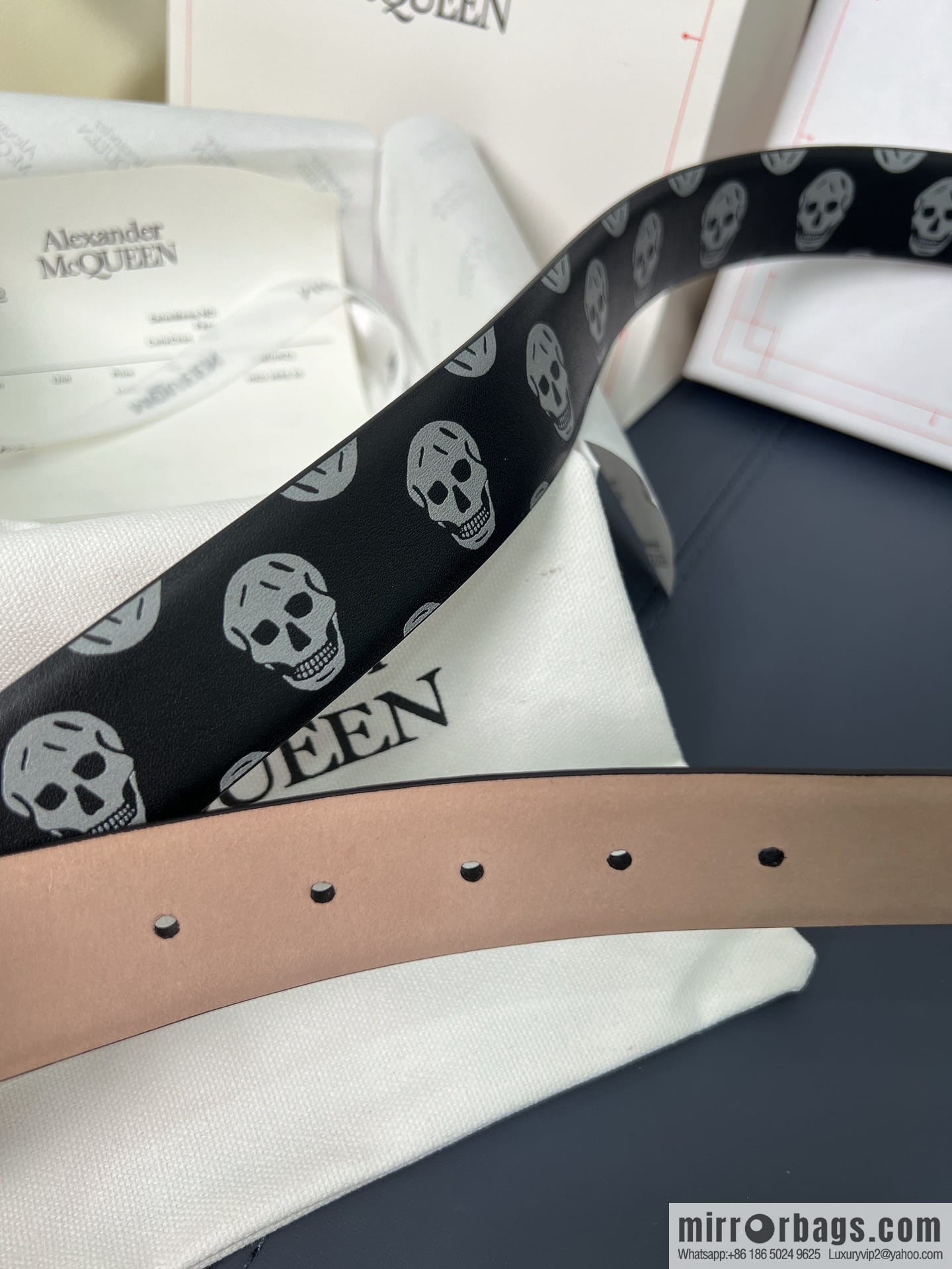 Alexander McQueen, gold-filled belt marked metal buckle women's belt