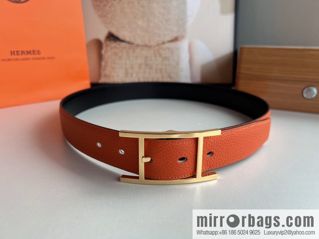 Hermes Nathan 32 PVD Double Sided Belt