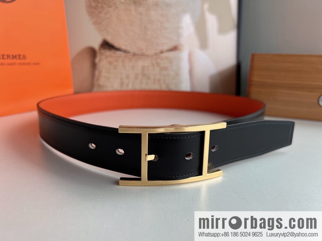 Hermes Nathan 32 PVD Double Sided Belt