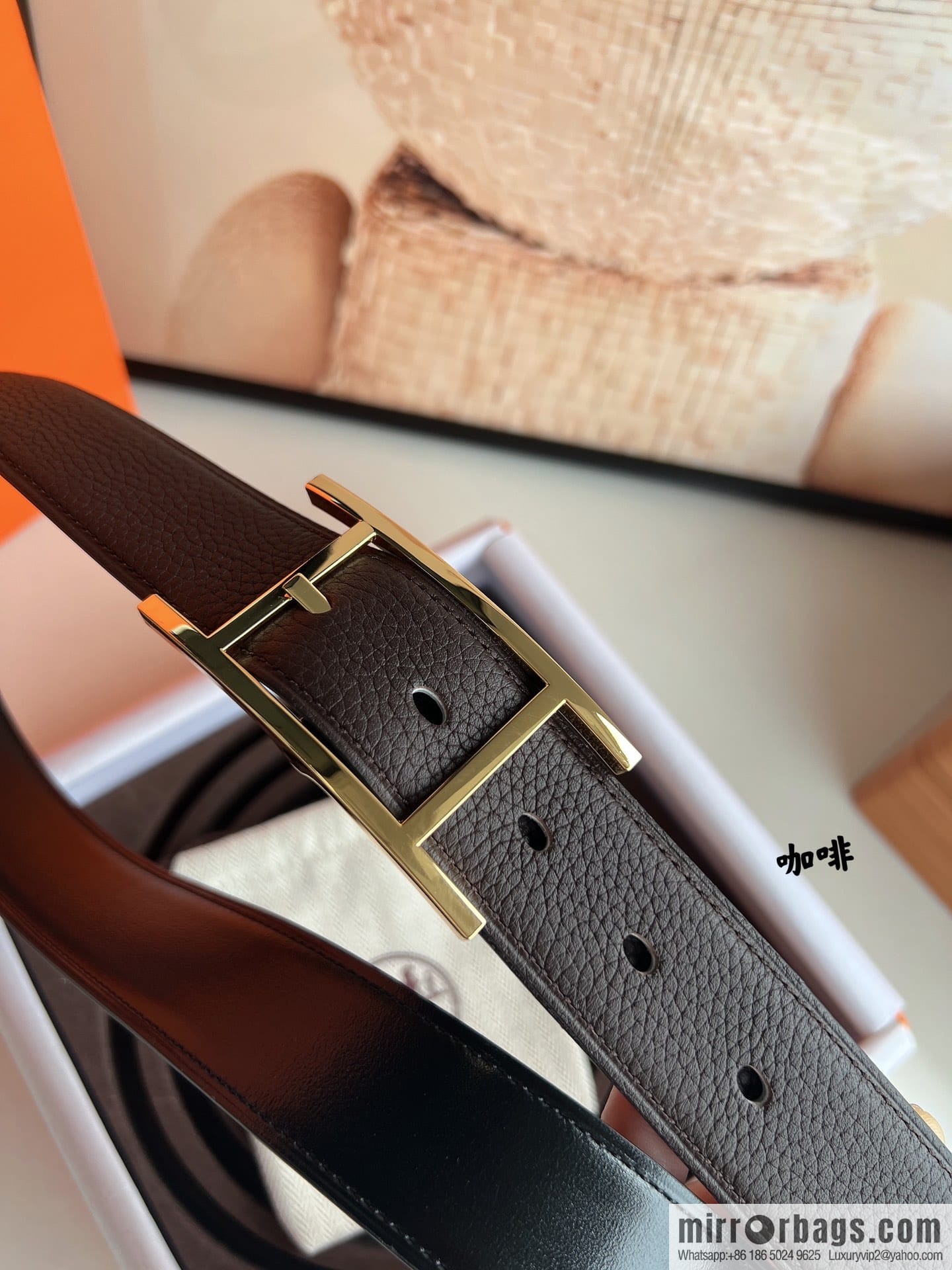 Hermes Nathan 32 PVD Double Sided Belt