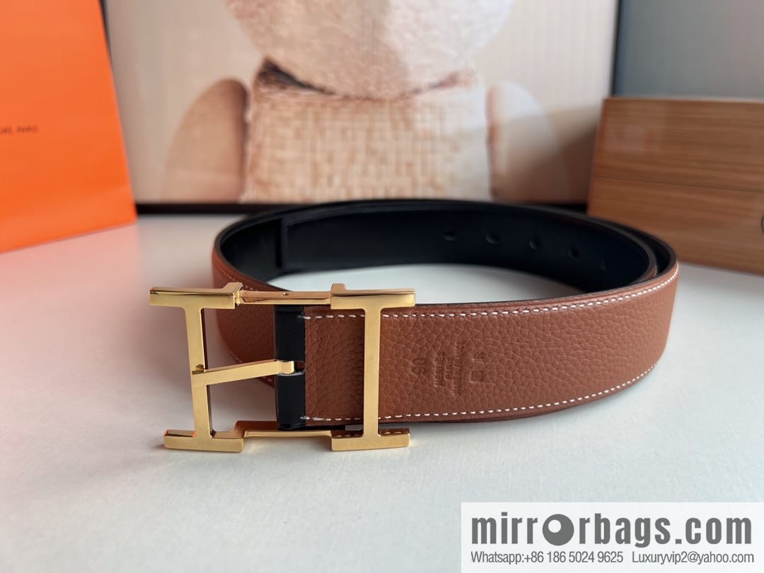 Hermes Hermes 40mm Nathan Double Sided External Belt