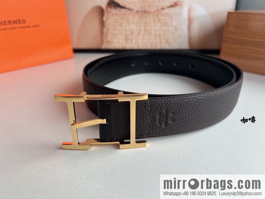 Hermes Hermes 40mm Nathan Double Sided External Belt