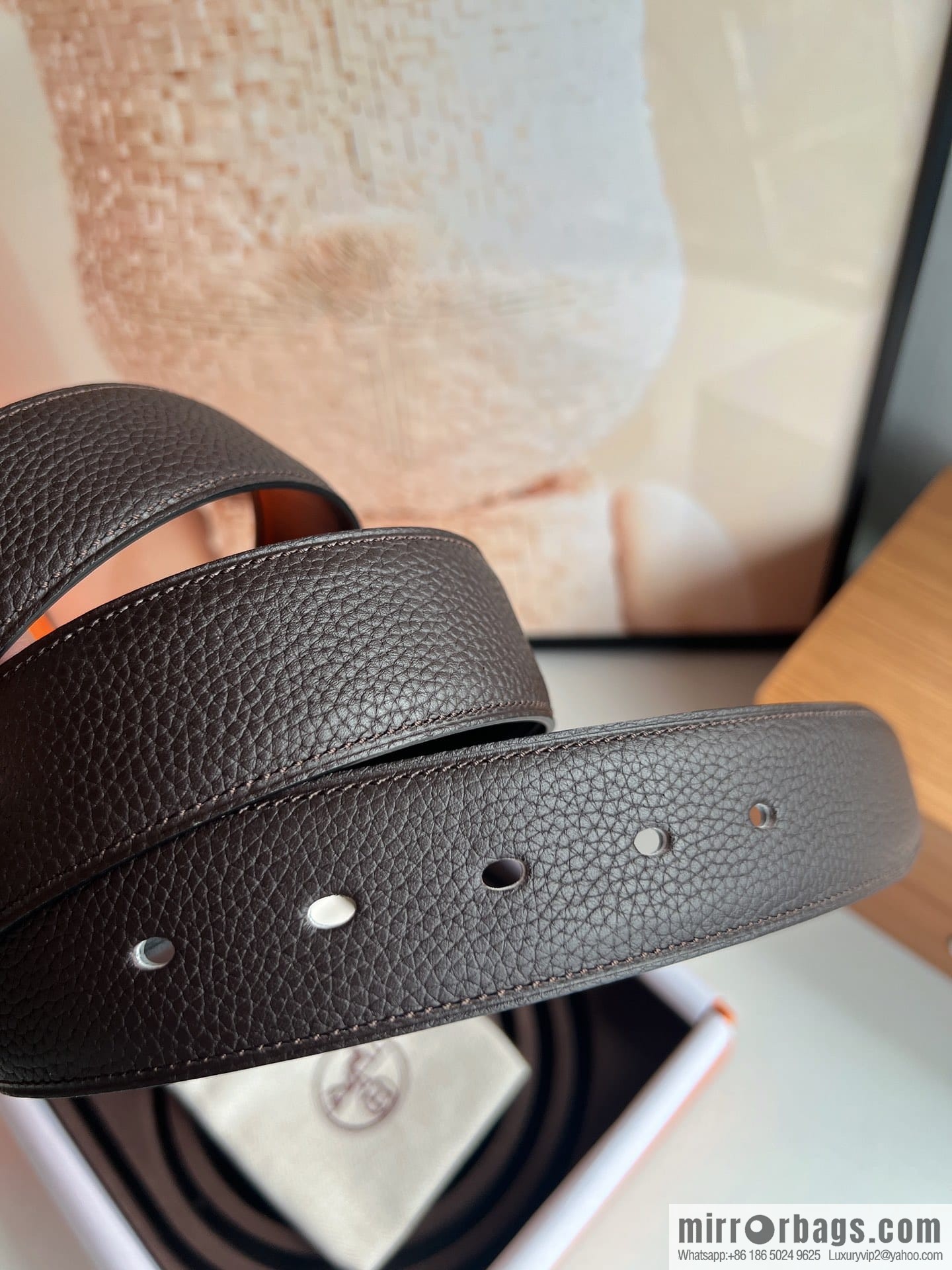 Hermes Hermes 40mm Nathan Double Sided External Belt