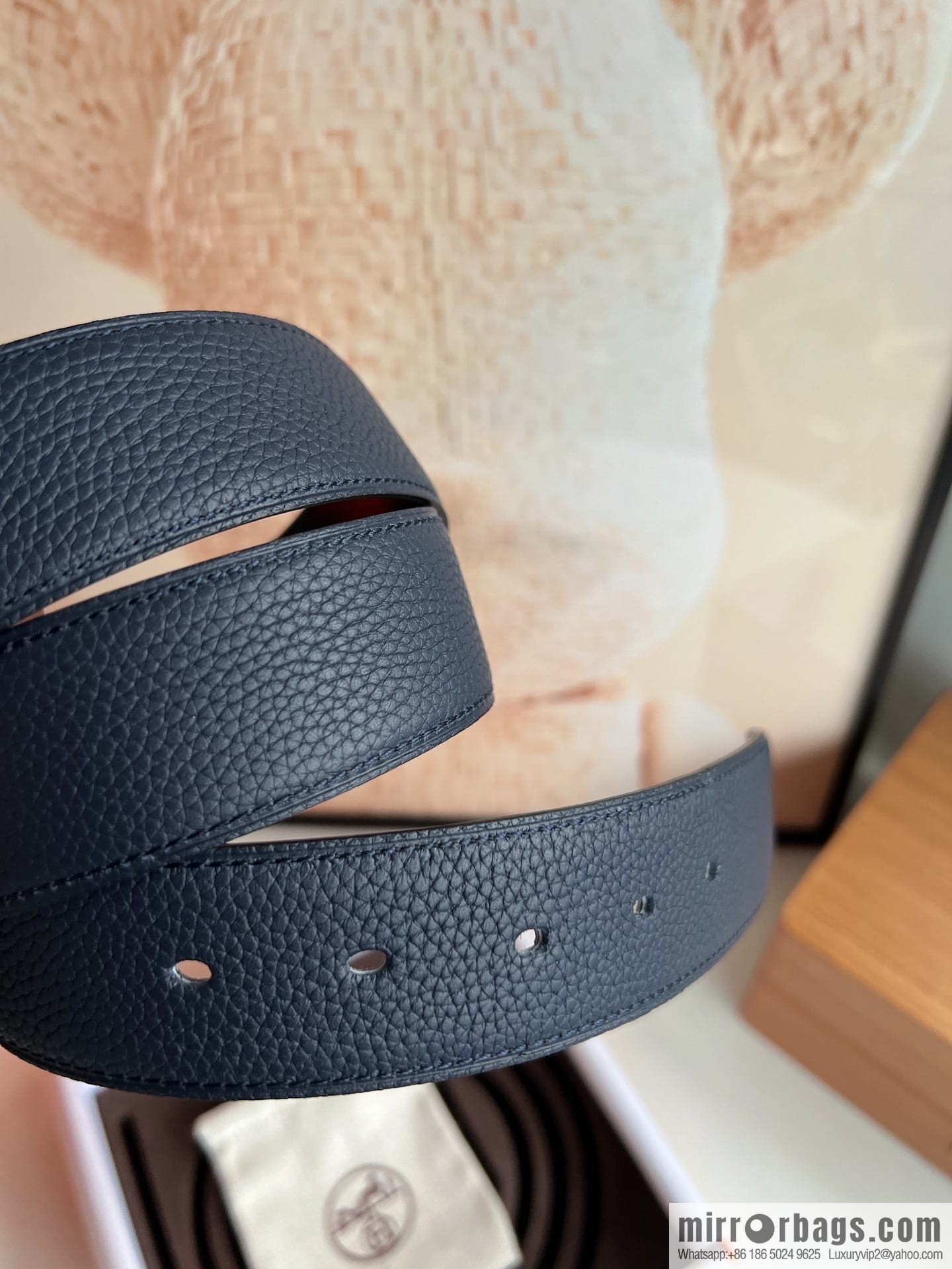 Hermes Hermes 40mm Nathan Double Sided External Belt