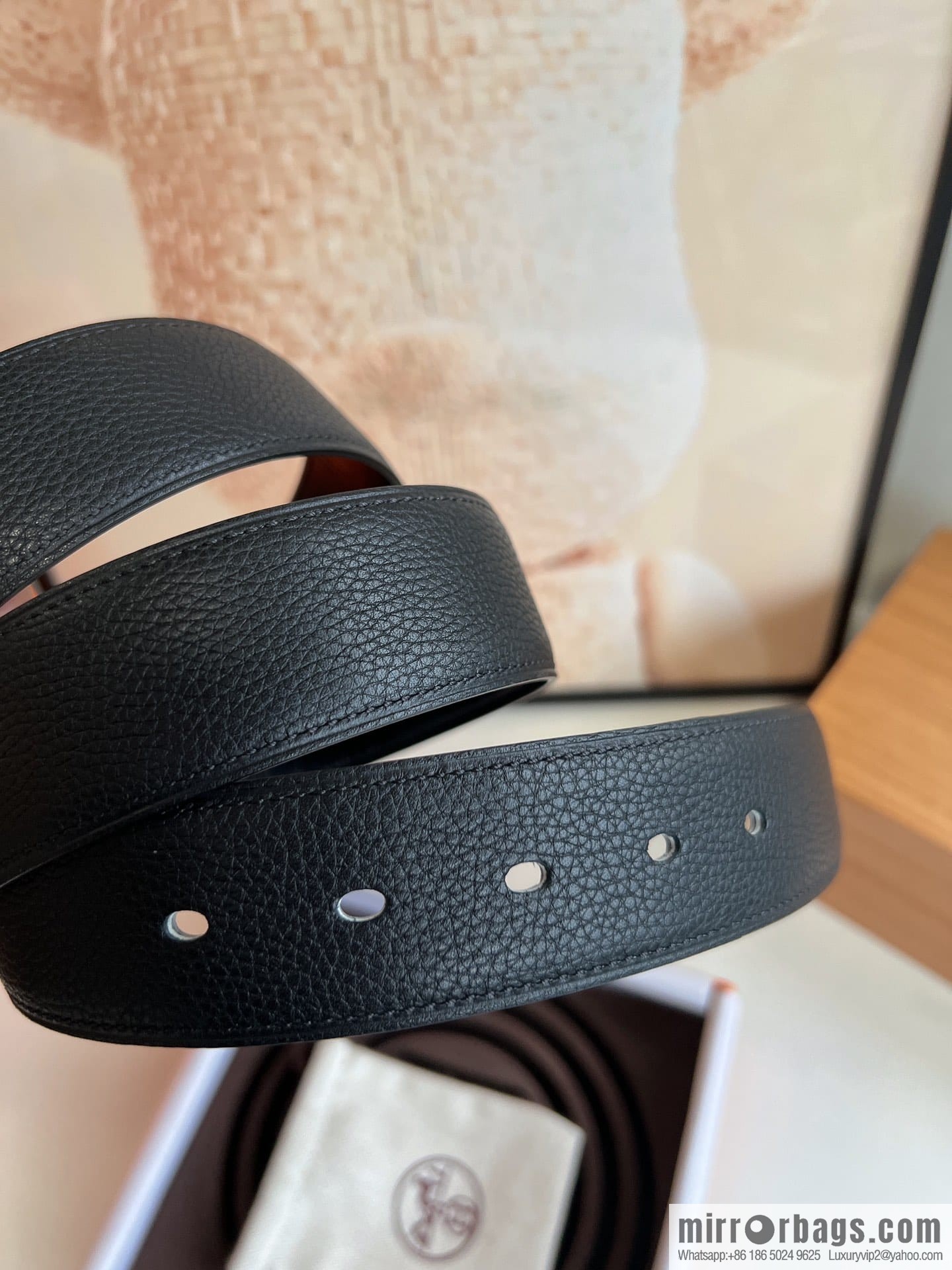 Hermes Hermes 40mm Nathan Double Sided External Belt