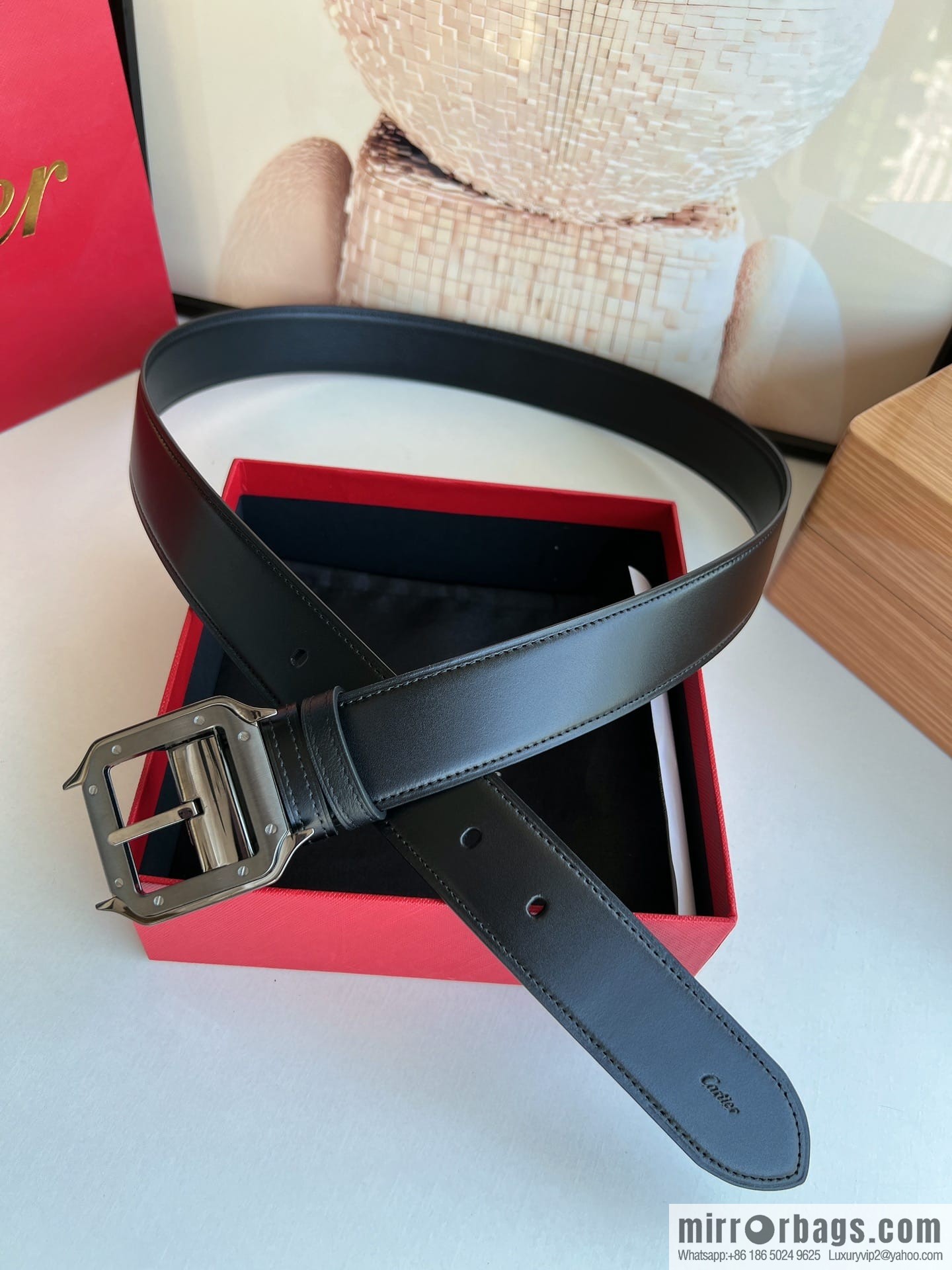 Cartier, Cowhide Double Sided Men's Belt