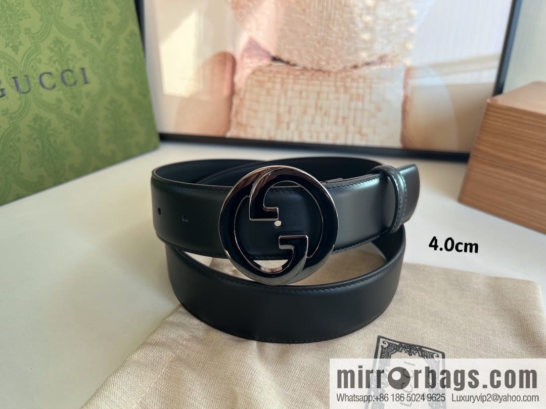 Gucci Blondie series belt 4.0cm