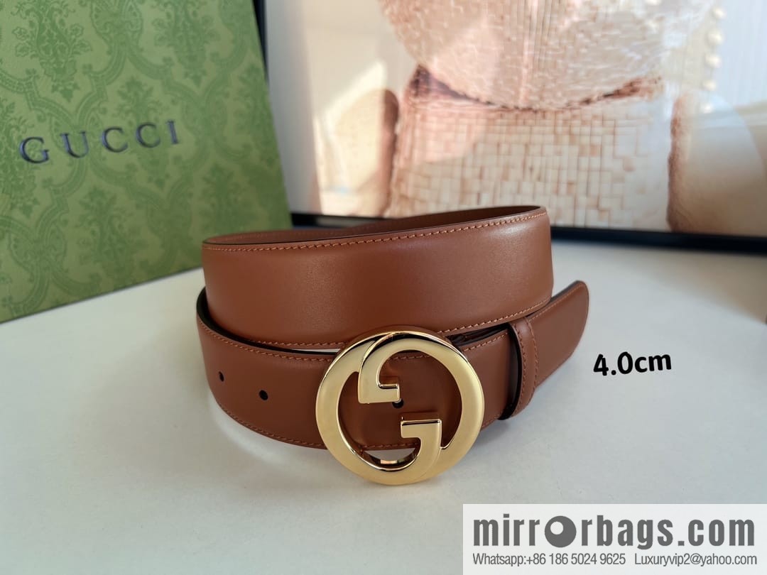 Gucci Blondie series belt 4.0cm