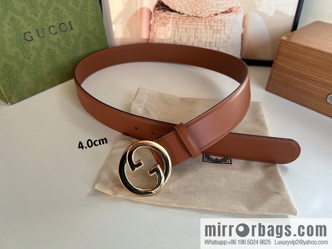 Gucci Blondie series belt 4.0cm
