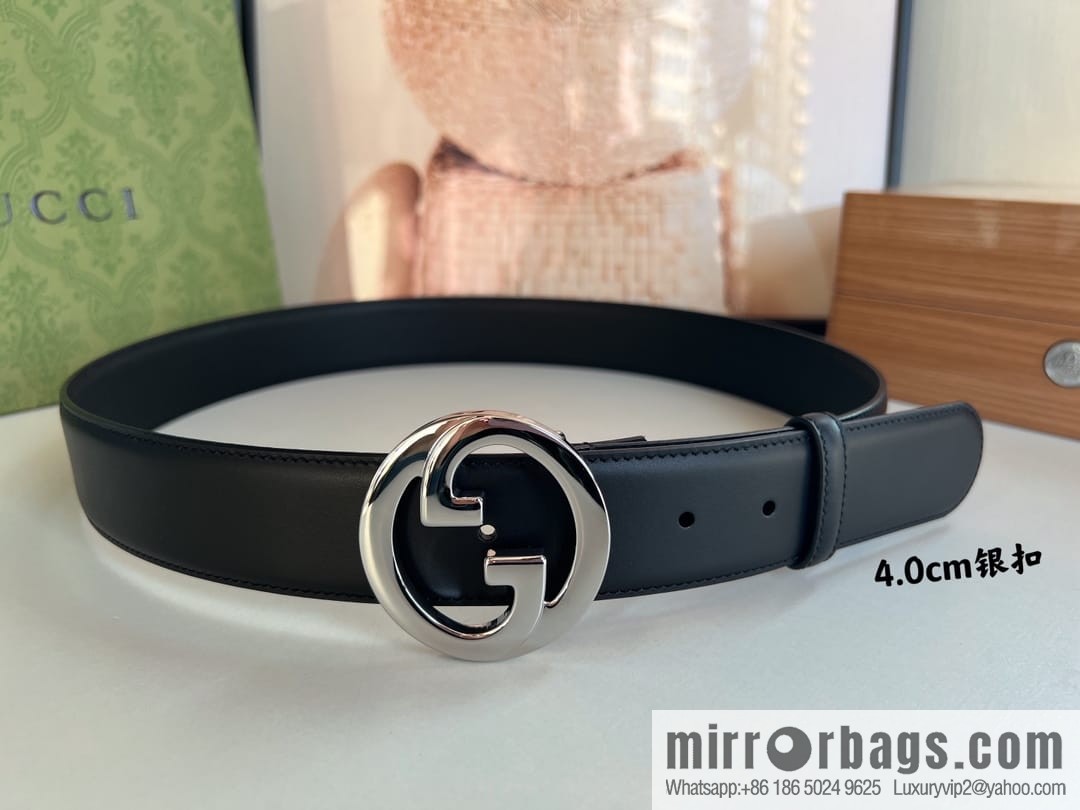 Gucci Blondie series belt 4.0cm