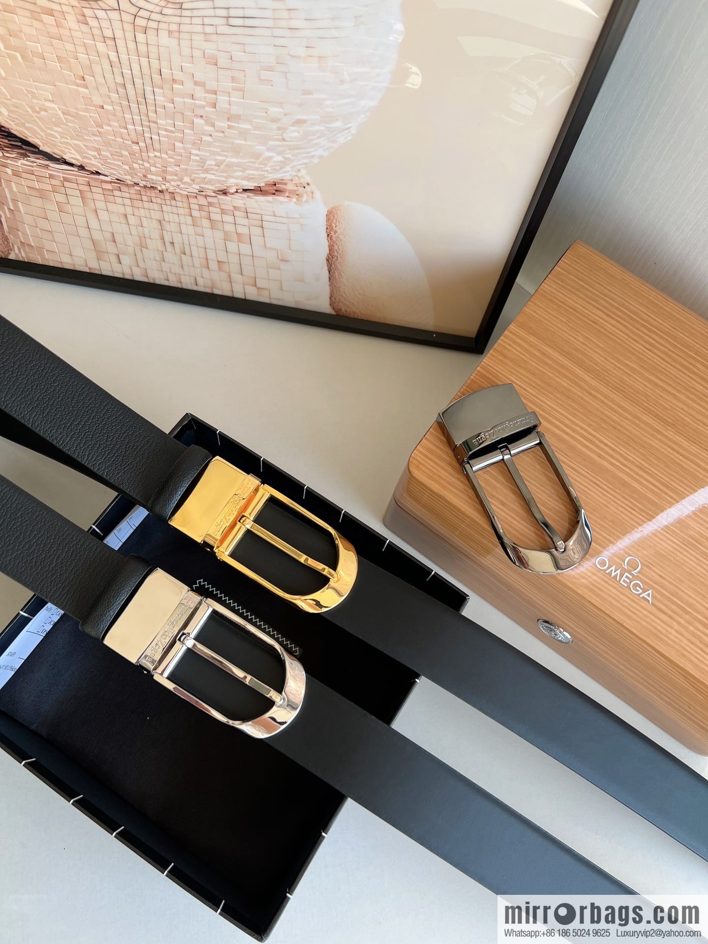 Zegna, black imported cowhide material belt men 3.5cm