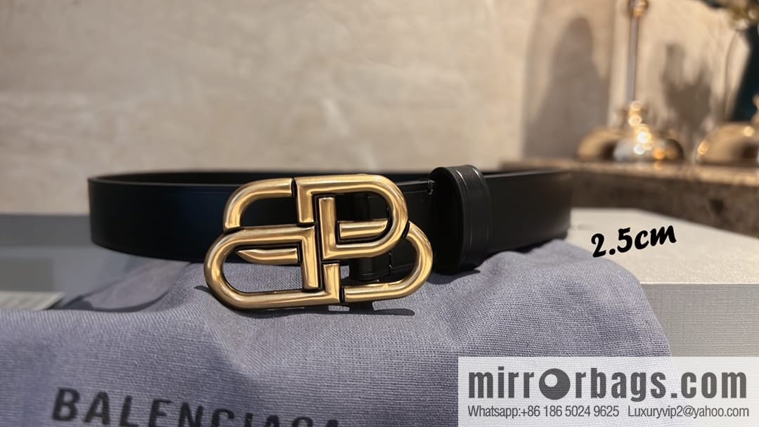 BALENCIAGA Balenciaga, Ladies 2.5cm Lock BB Belt