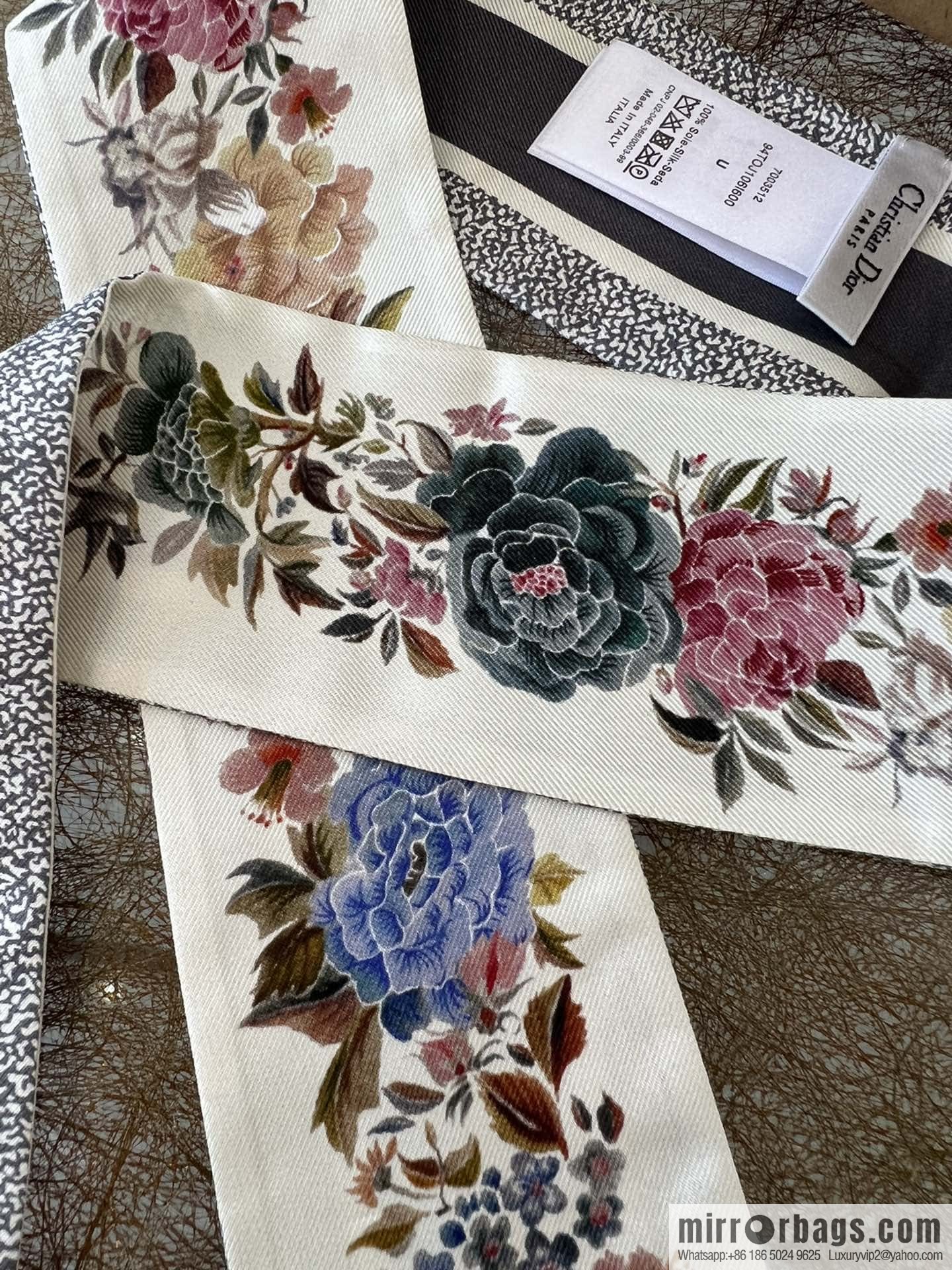 Dior Winter Garden Twilly Ribbon