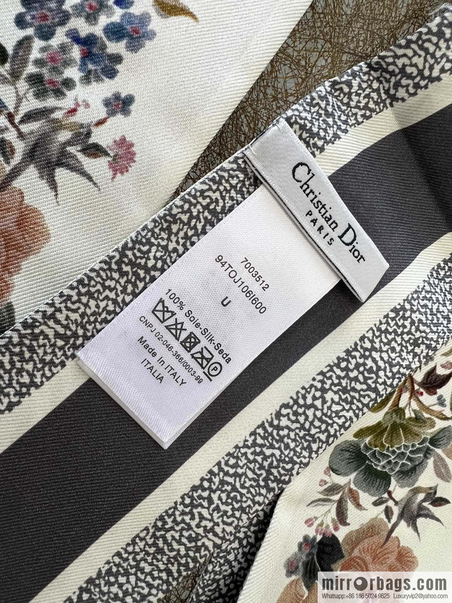 Dior Winter Garden Twilly Ribbon