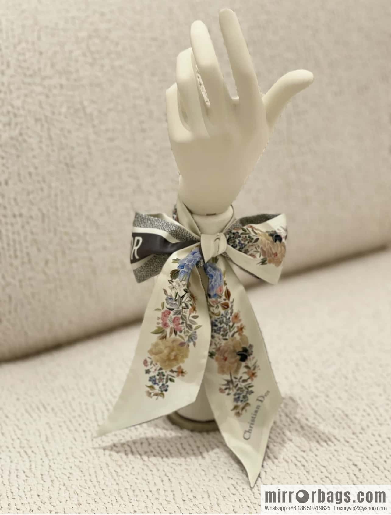 Dior Winter Garden Twilly Ribbon