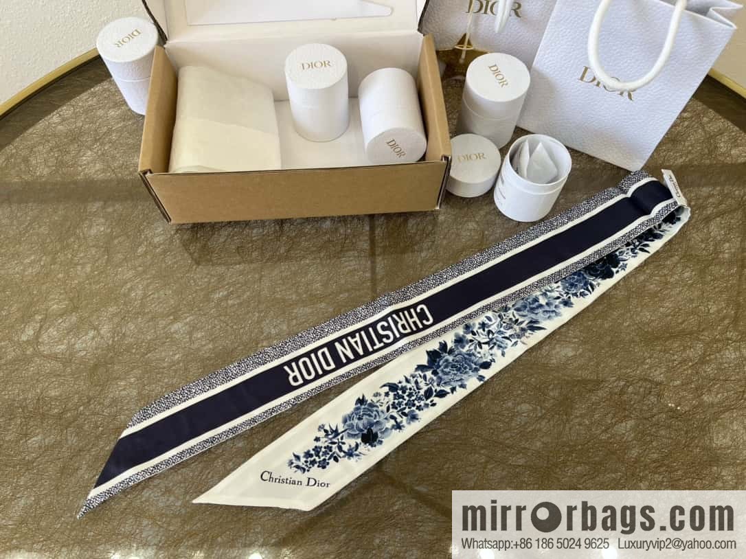 Dior Winter Garden Twilly Ribbon