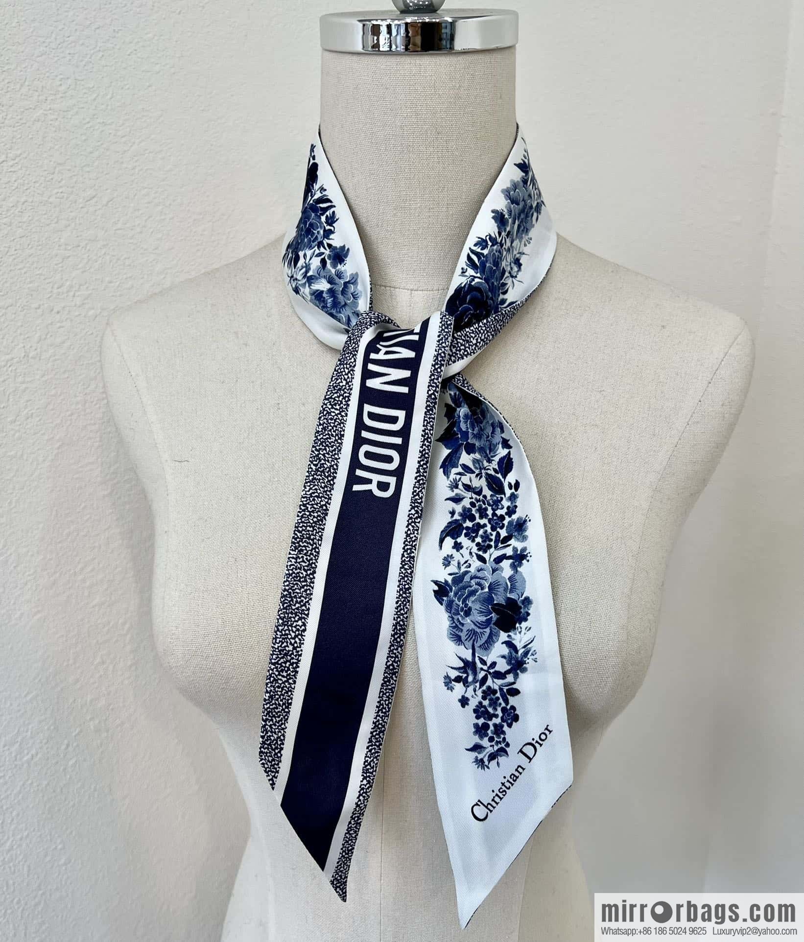 Dior Winter Garden Twilly Ribbon