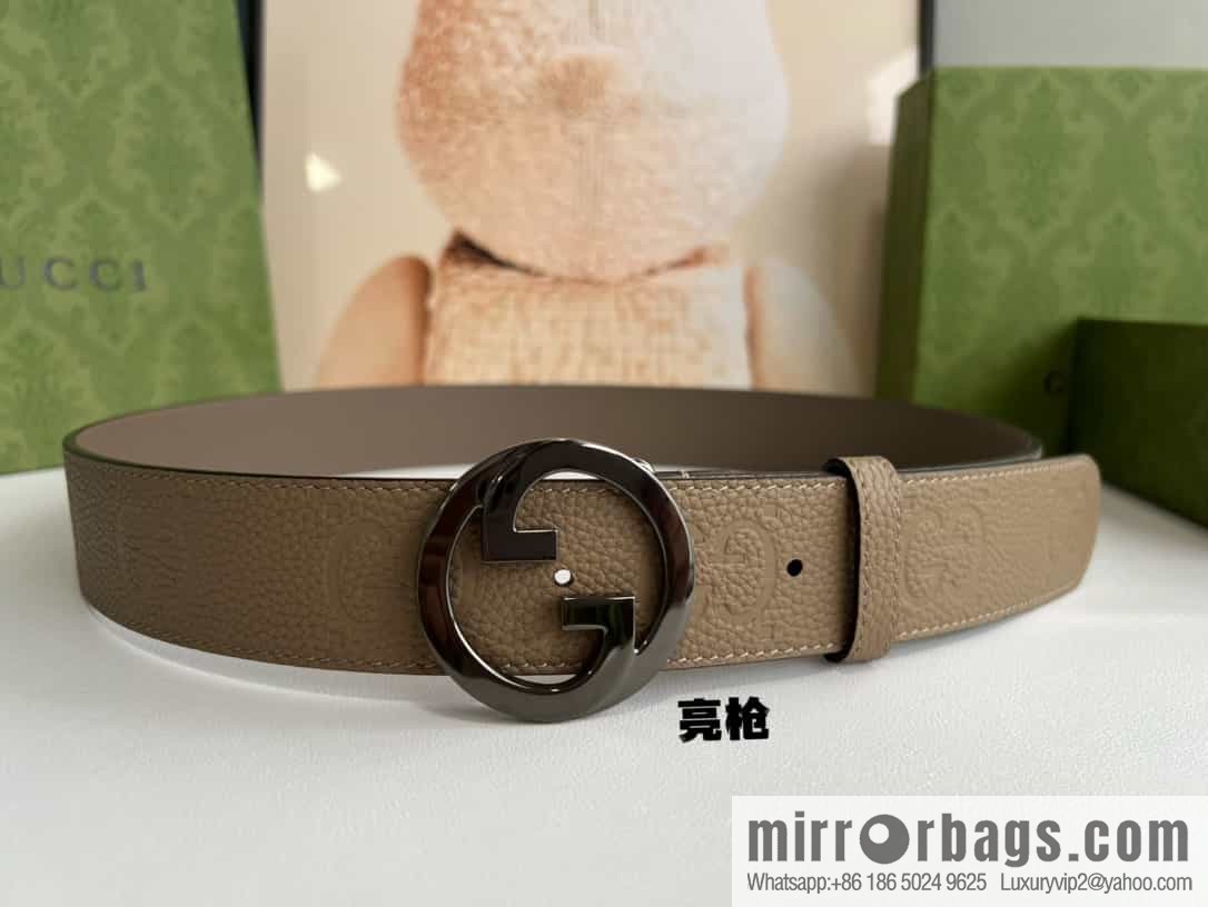 GUCCI Gucci, Round Interlocking Double G Belt