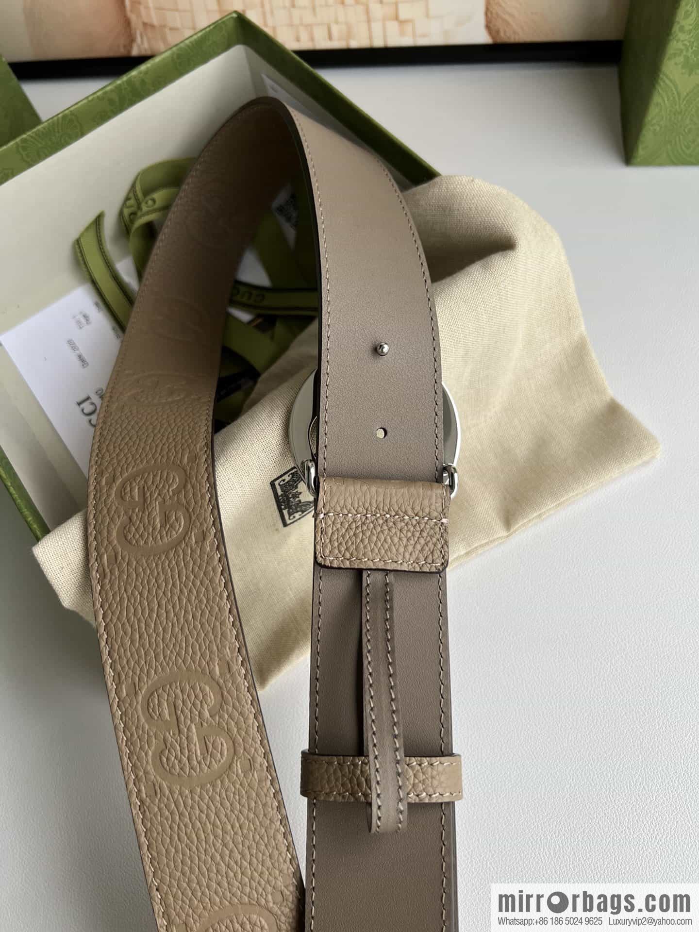GUCCI Gucci, Round Interlocking Double G Belt