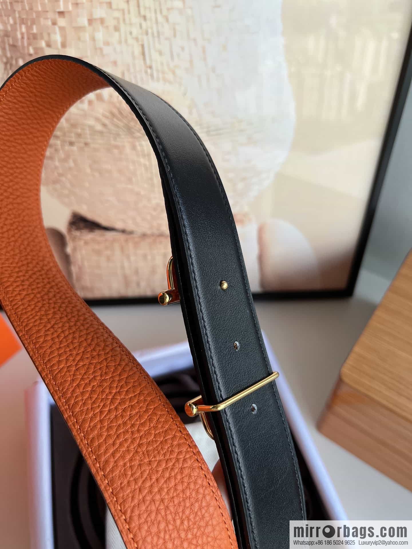 Hermes Hermes, original men's business belt 38mm