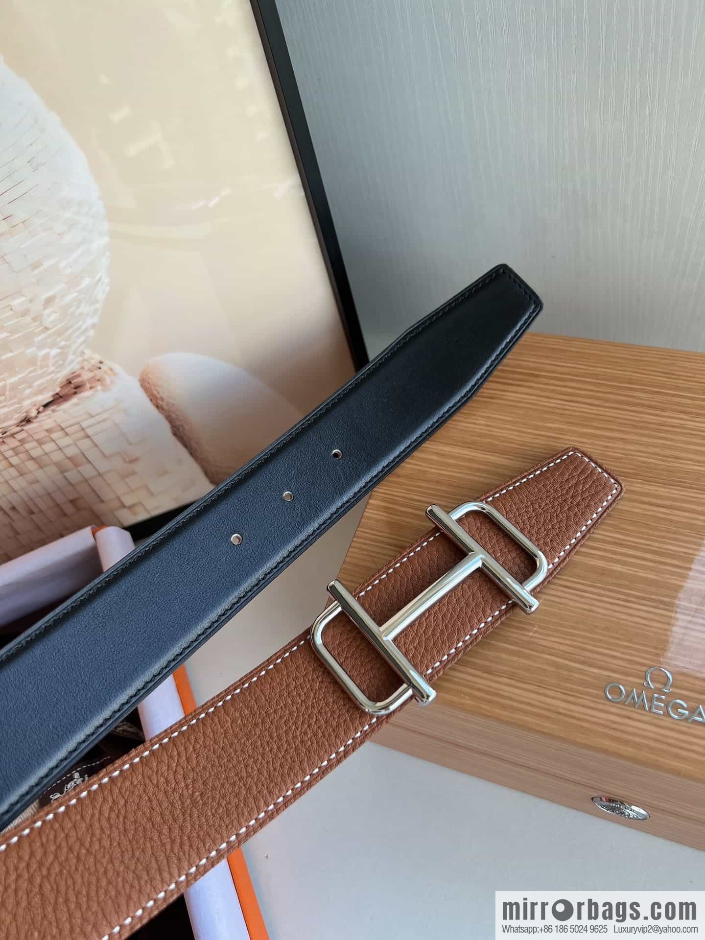 Hermes Hermes, original men's business belt 38mm