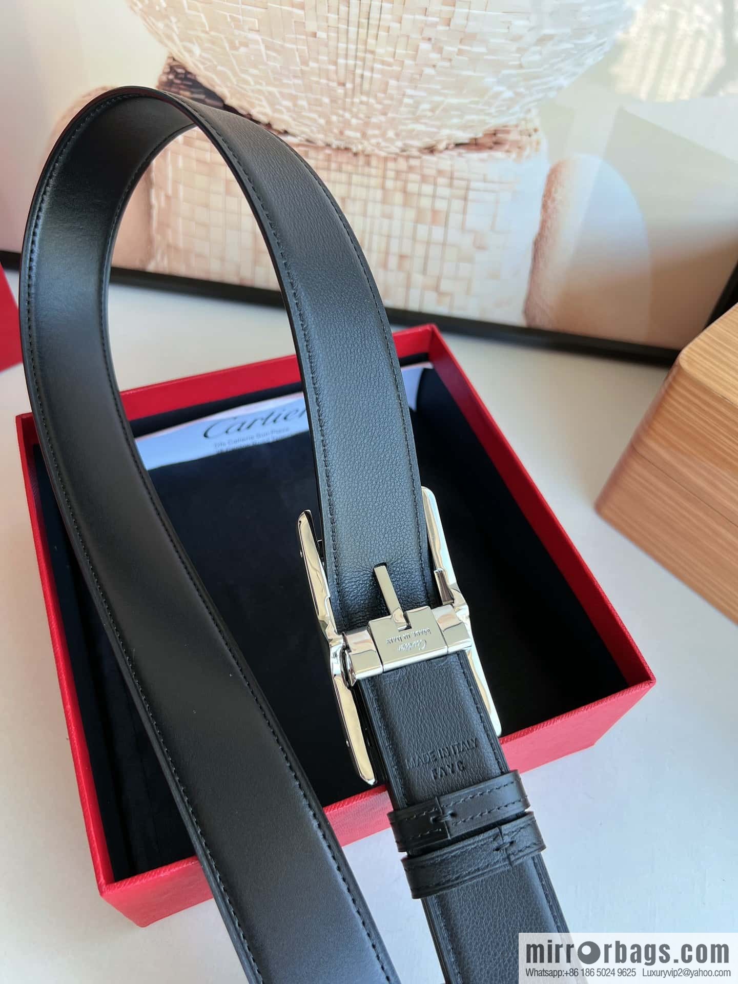 Cartier, Cowhide Double Sided Men's Belt