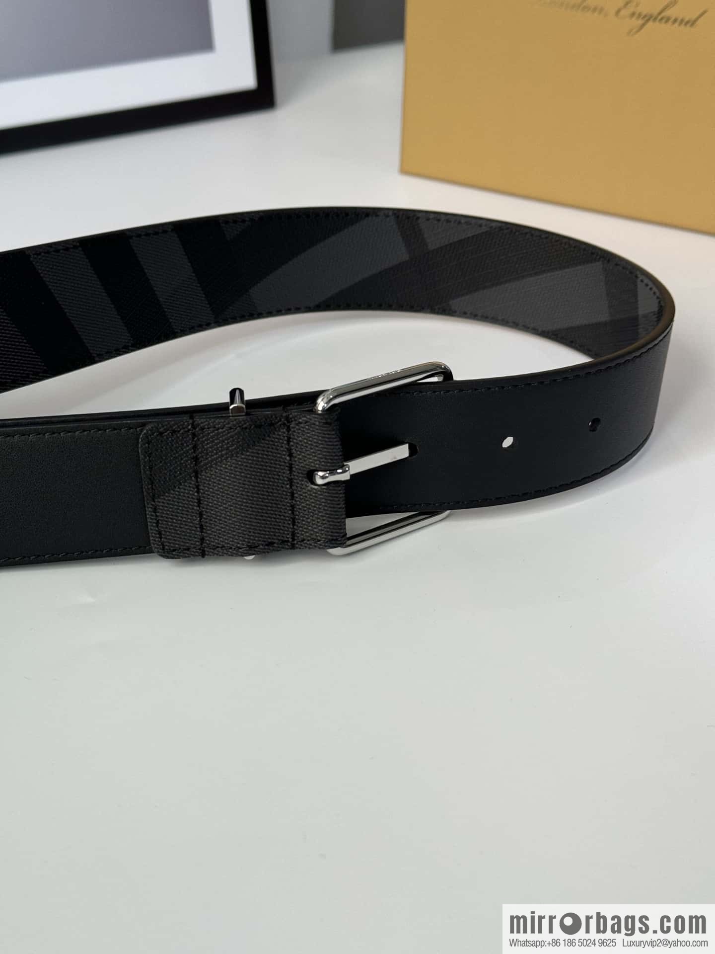 Burberry, British design belt 3.5CM