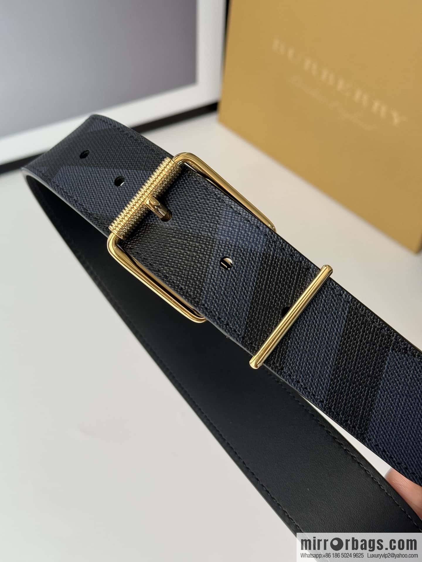 Burberry, British design belt 3.5CM