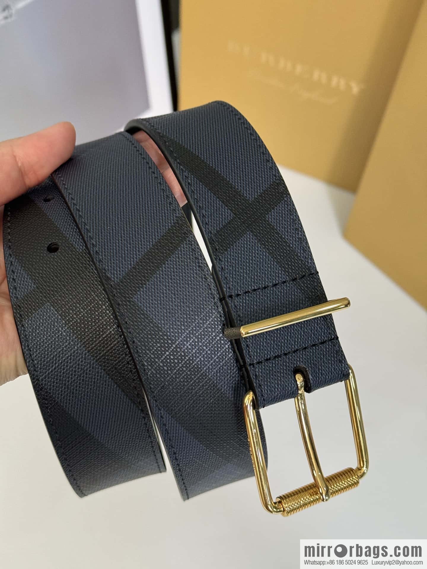 Burberry, British design belt 3.5CM